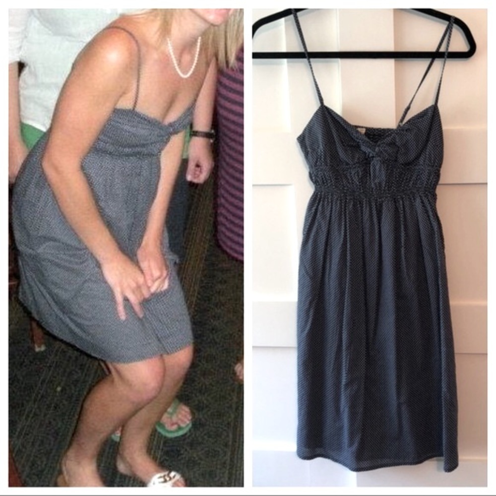 J. Crew Navy Blue Sundress